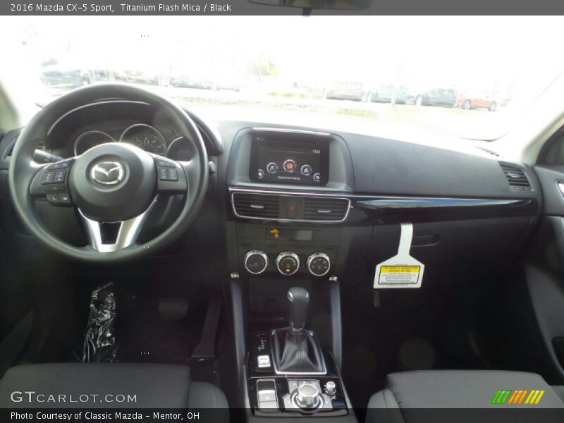 Titanium Flash Mica / Black 2016 Mazda CX-5 Sport