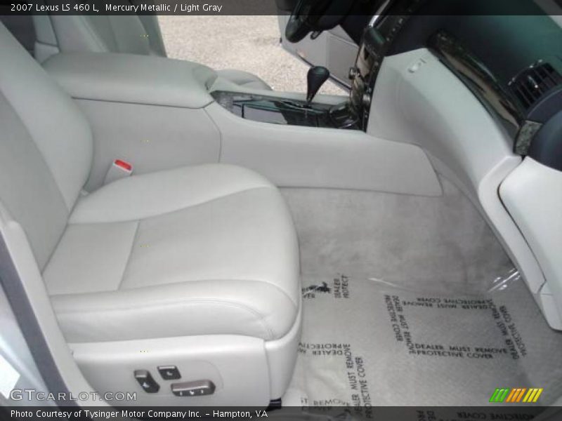 Mercury Metallic / Light Gray 2007 Lexus LS 460 L