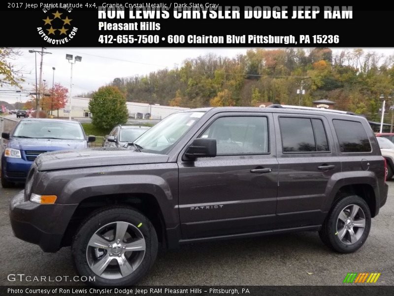 Granite Crystal Metallic / Dark Slate Gray 2017 Jeep Patriot Latitude 4x4