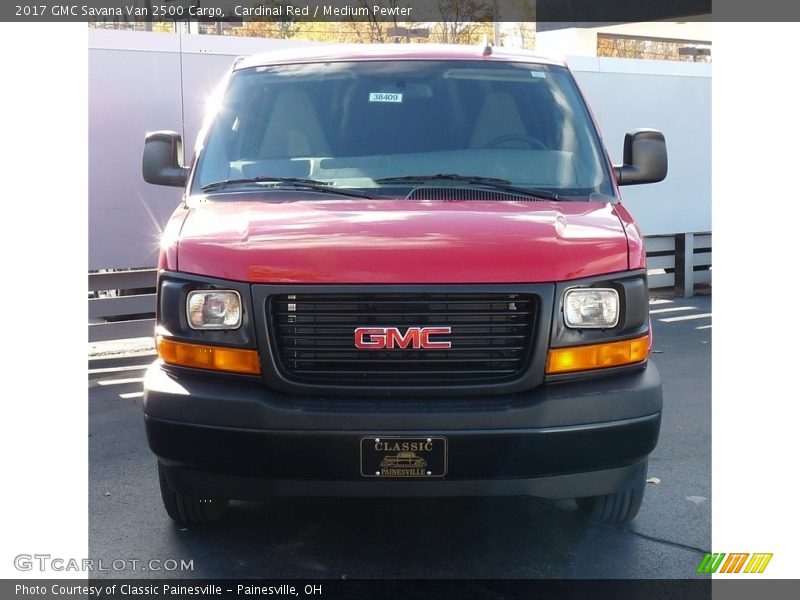Cardinal Red / Medium Pewter 2017 GMC Savana Van 2500 Cargo