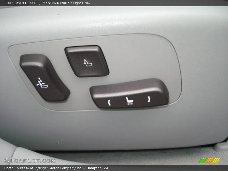 Mercury Metallic / Light Gray 2007 Lexus LS 460 L