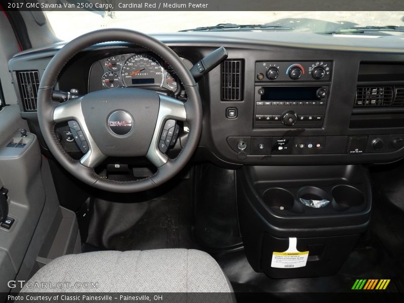 Dashboard of 2017 Savana Van 2500 Cargo