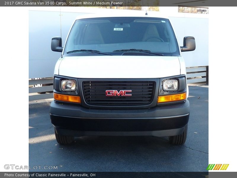 Summit White / Medium Pewter 2017 GMC Savana Van 3500 Cargo