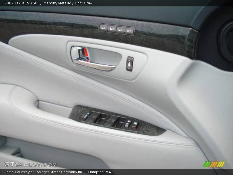 Mercury Metallic / Light Gray 2007 Lexus LS 460 L