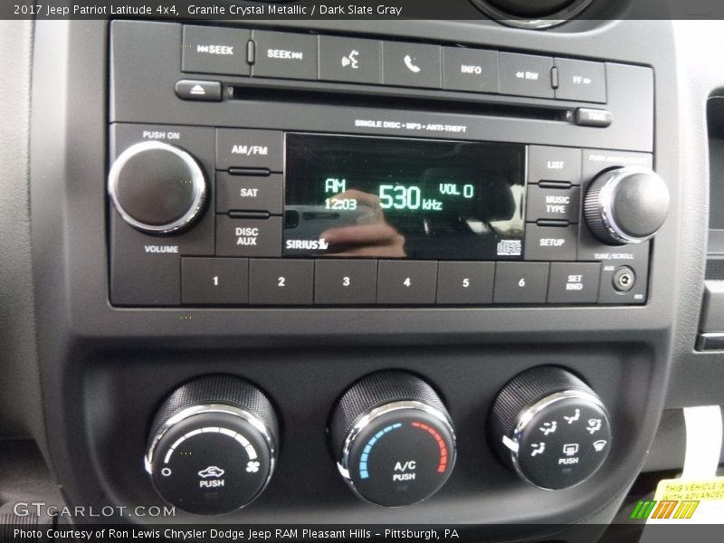 Granite Crystal Metallic / Dark Slate Gray 2017 Jeep Patriot Latitude 4x4
