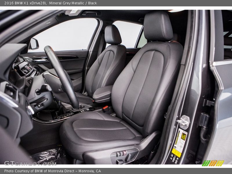 Mineral Grey Metallic / Black 2016 BMW X1 xDrive28i