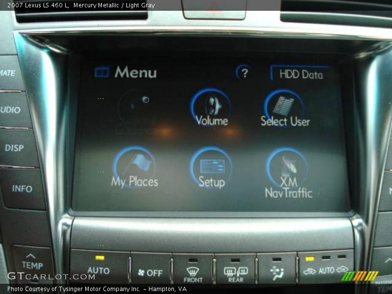 Mercury Metallic / Light Gray 2007 Lexus LS 460 L
