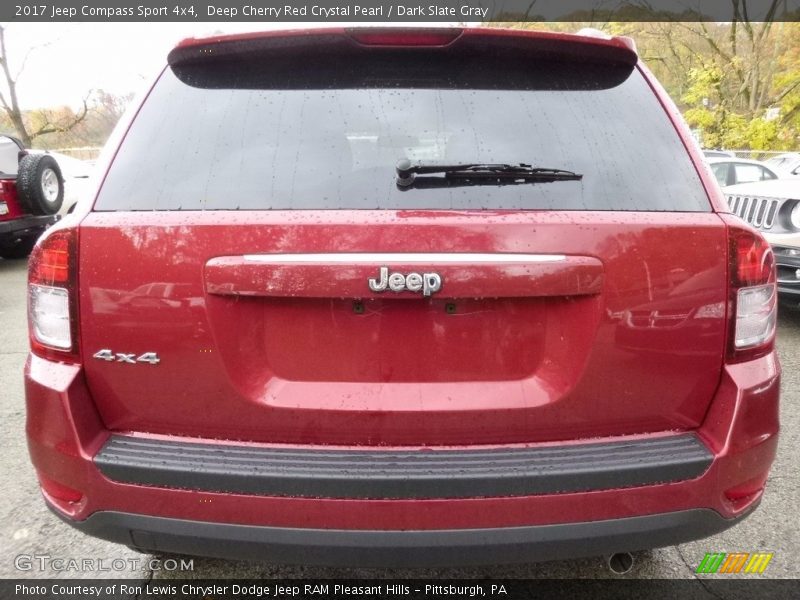 Deep Cherry Red Crystal Pearl / Dark Slate Gray 2017 Jeep Compass Sport 4x4