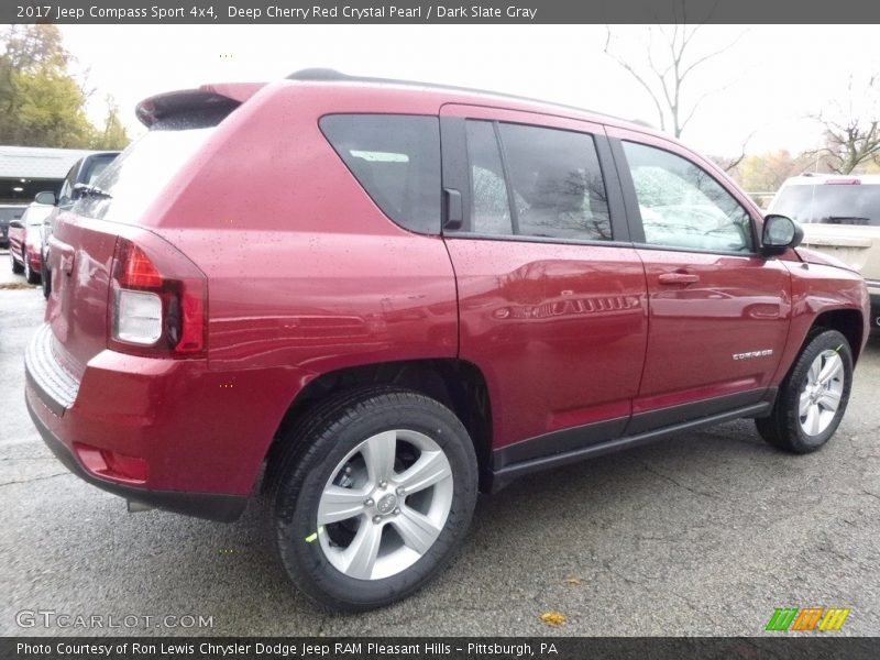 Deep Cherry Red Crystal Pearl / Dark Slate Gray 2017 Jeep Compass Sport 4x4