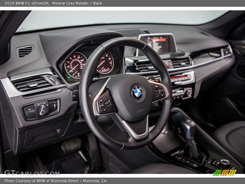 Mineral Grey Metallic / Black 2016 BMW X1 xDrive28i