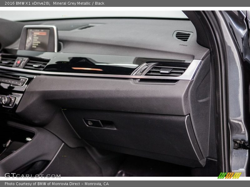 Mineral Grey Metallic / Black 2016 BMW X1 xDrive28i