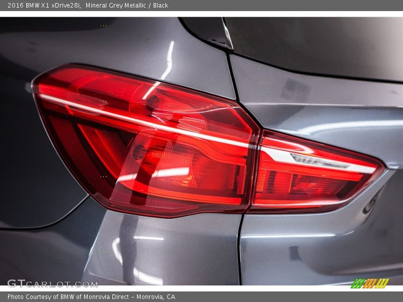 Mineral Grey Metallic / Black 2016 BMW X1 xDrive28i