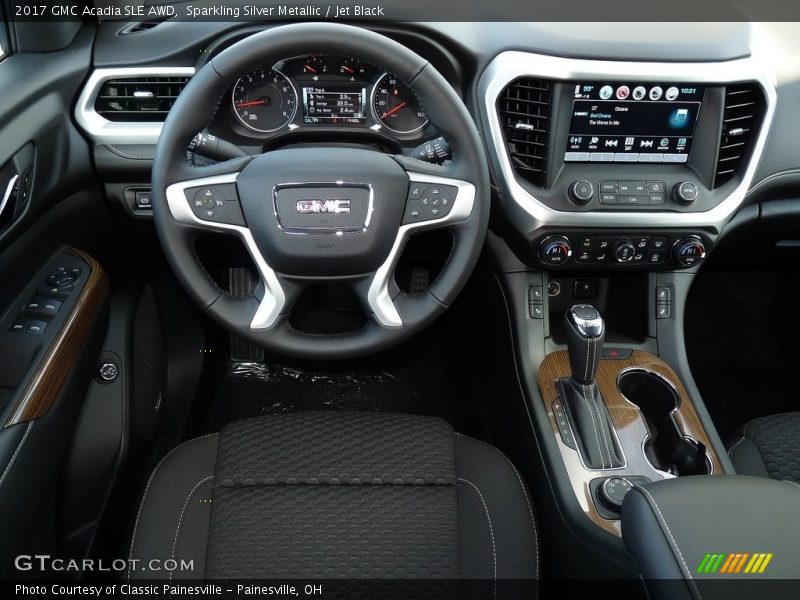 Dashboard of 2017 Acadia SLE AWD