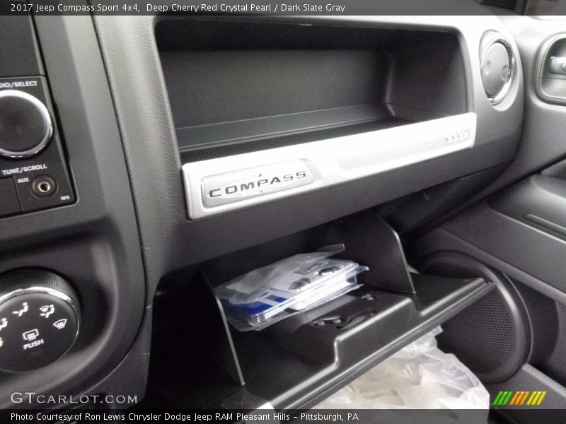 Deep Cherry Red Crystal Pearl / Dark Slate Gray 2017 Jeep Compass Sport 4x4