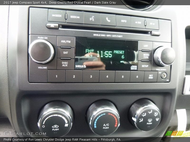Controls of 2017 Compass Sport 4x4