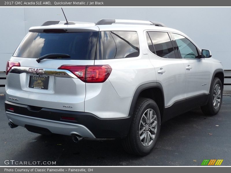 Quicksilver Metallic / Jet Black 2017 GMC Acadia SLE AWD