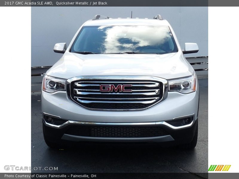 Quicksilver Metallic / Jet Black 2017 GMC Acadia SLE AWD