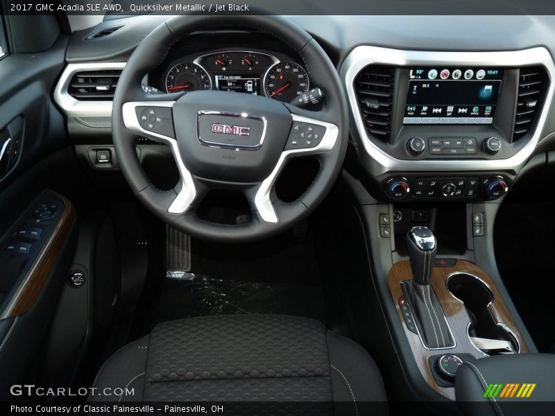 Quicksilver Metallic / Jet Black 2017 GMC Acadia SLE AWD