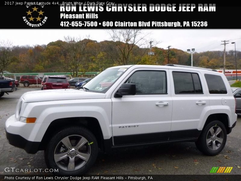 Bright White / Dark Slate Gray 2017 Jeep Patriot Latitude 4x4