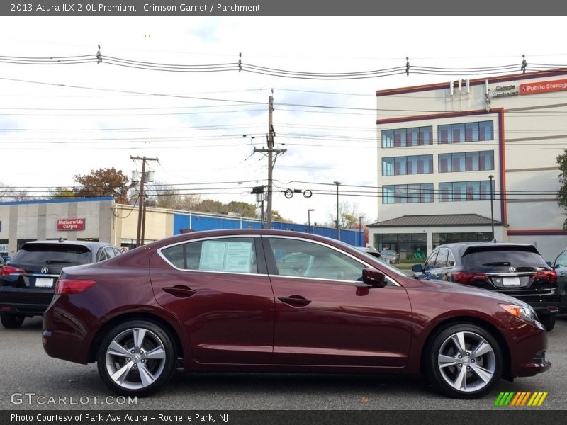 Crimson Garnet / Parchment 2013 Acura ILX 2.0L Premium