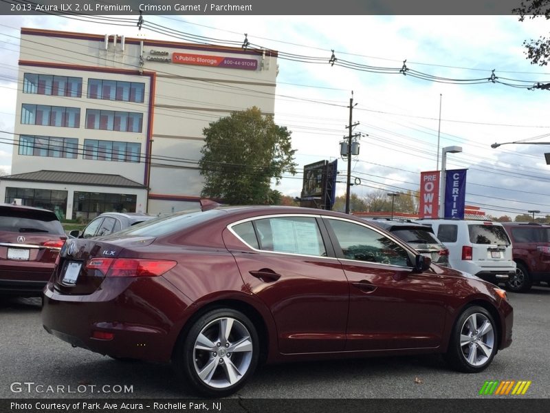 Crimson Garnet / Parchment 2013 Acura ILX 2.0L Premium