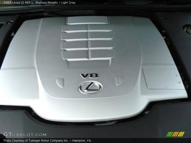 Mercury Metallic / Light Gray 2007 Lexus LS 460 L