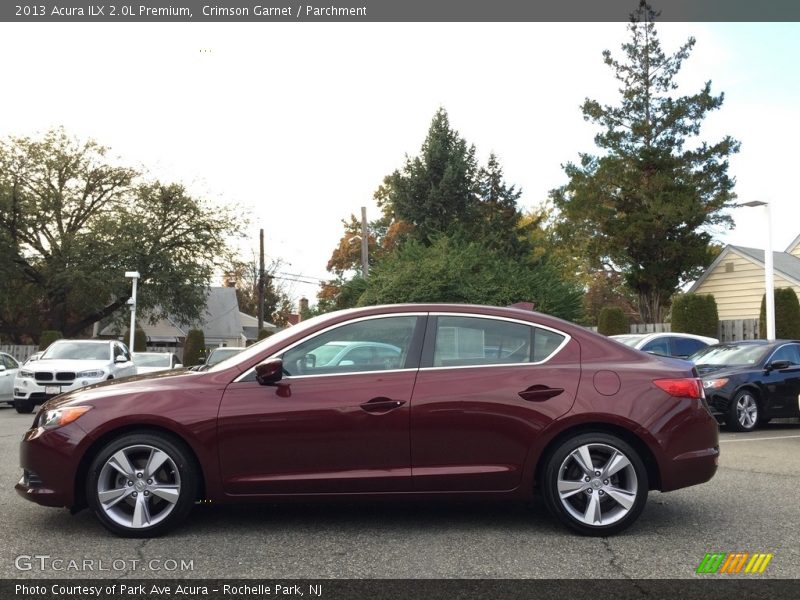 Crimson Garnet / Parchment 2013 Acura ILX 2.0L Premium