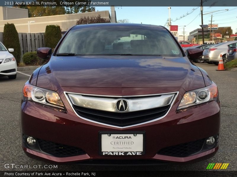 Crimson Garnet / Parchment 2013 Acura ILX 2.0L Premium