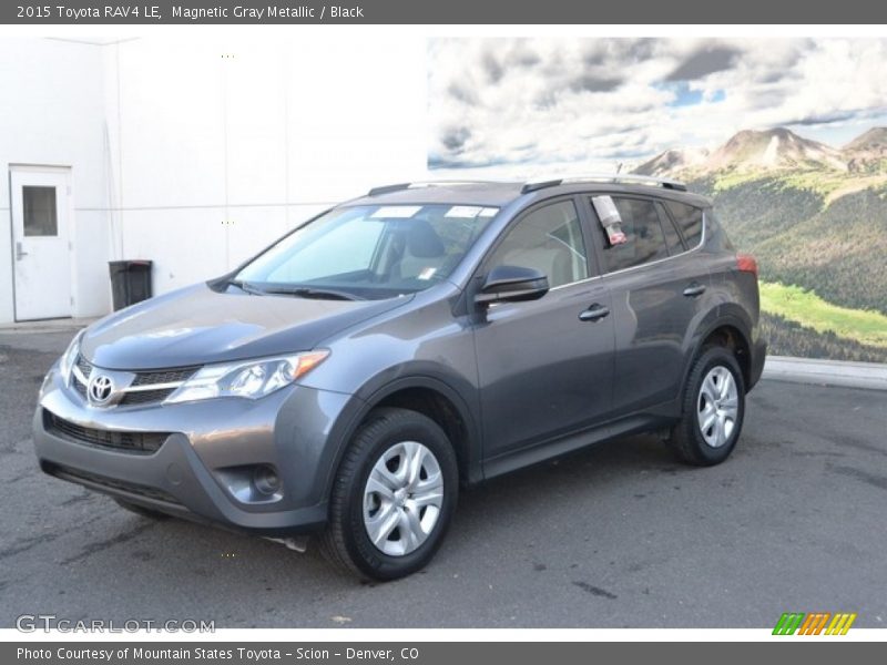 Magnetic Gray Metallic / Black 2015 Toyota RAV4 LE