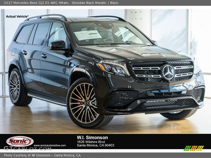 Obsidian Black Metallic / Black 2017 Mercedes-Benz GLS 63 AMG 4Matic