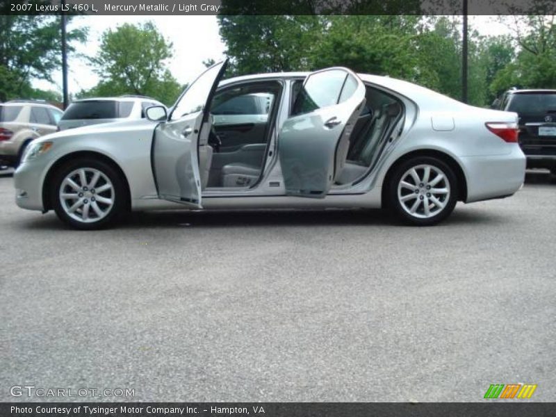 Mercury Metallic / Light Gray 2007 Lexus LS 460 L