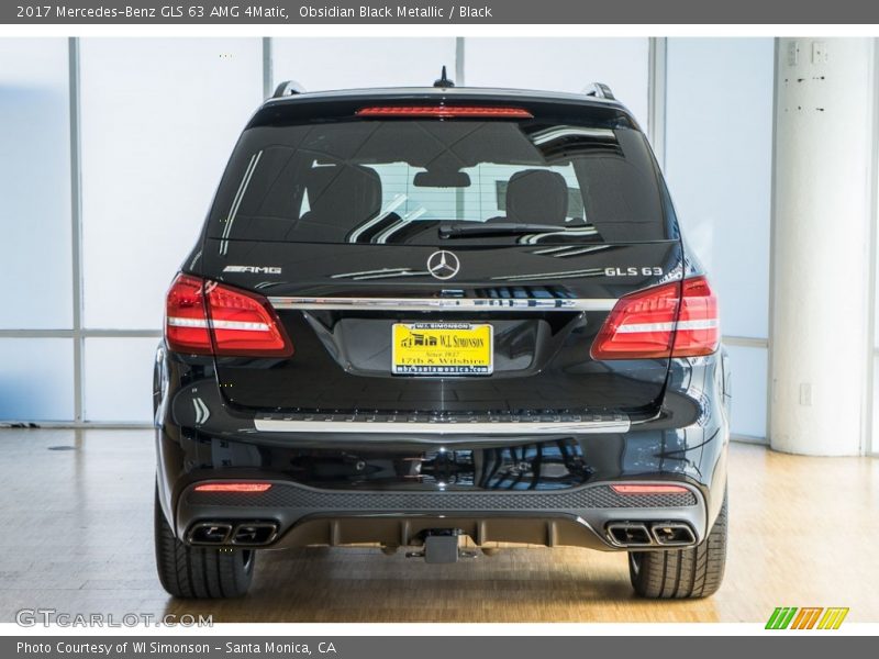 Obsidian Black Metallic / Black 2017 Mercedes-Benz GLS 63 AMG 4Matic