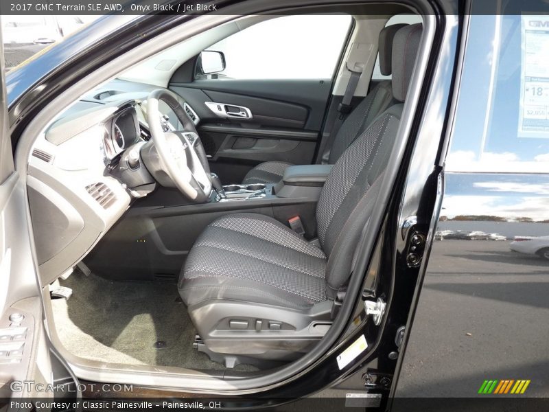 Front Seat of 2017 Terrain SLE AWD