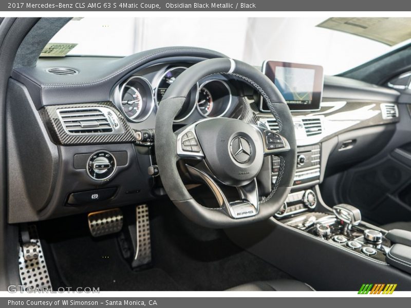 Obsidian Black Metallic / Black 2017 Mercedes-Benz CLS AMG 63 S 4Matic Coupe