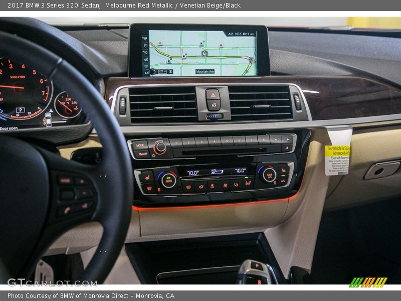Melbourne Red Metallic / Venetian Beige/Black 2017 BMW 3 Series 320i Sedan