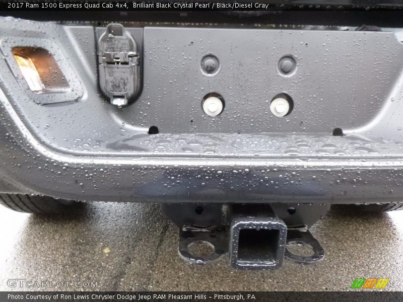 Brilliant Black Crystal Pearl / Black/Diesel Gray 2017 Ram 1500 Express Quad Cab 4x4