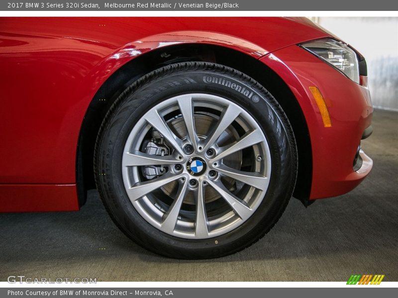 Melbourne Red Metallic / Venetian Beige/Black 2017 BMW 3 Series 320i Sedan