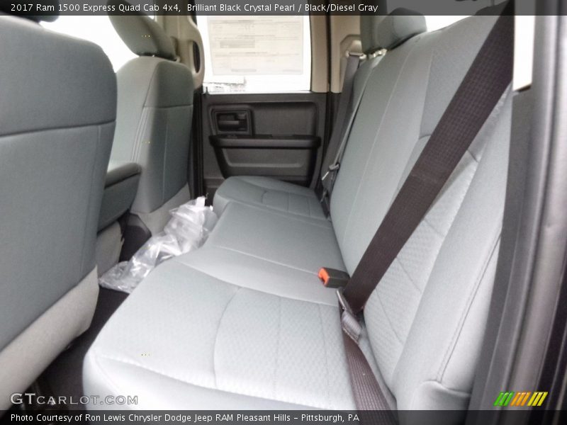 Rear Seat of 2017 1500 Express Quad Cab 4x4