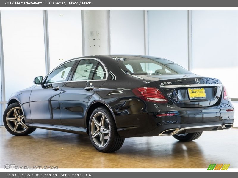 Black / Black 2017 Mercedes-Benz E 300 Sedan