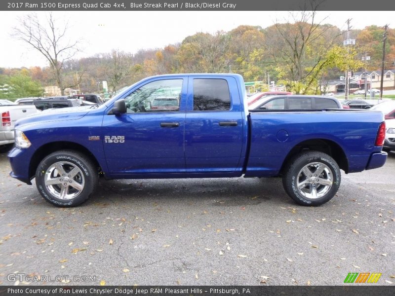  2017 1500 Express Quad Cab 4x4 Blue Streak Pearl