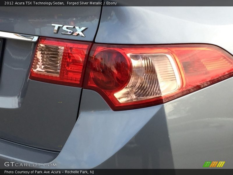 Forged Silver Metallic / Ebony 2012 Acura TSX Technology Sedan