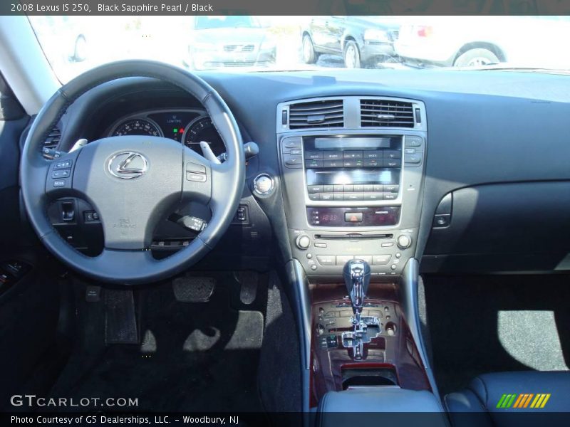 Black Sapphire Pearl / Black 2008 Lexus IS 250