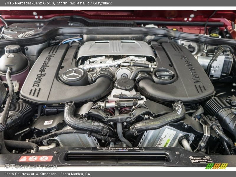  2016 G 550 Engine - 4.0 Liter DI biturbo DOHC 32-Valve VVT V8