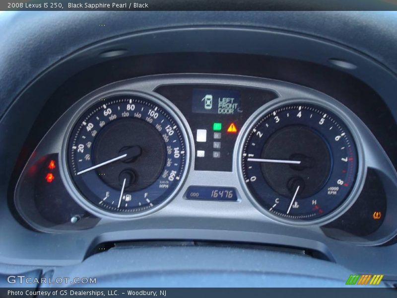 Black Sapphire Pearl / Black 2008 Lexus IS 250