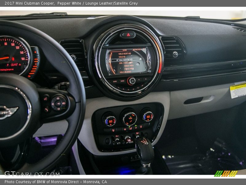 Pepper White / Lounge Leather/Satellite Grey 2017 Mini Clubman Cooper