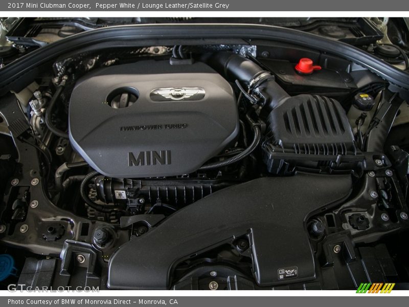 Pepper White / Lounge Leather/Satellite Grey 2017 Mini Clubman Cooper