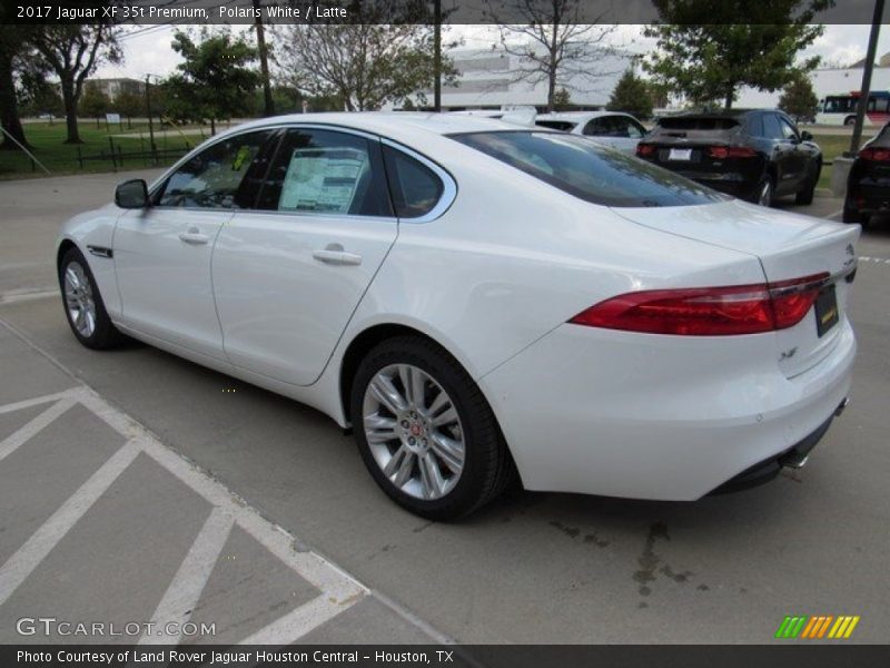 Polaris White / Latte 2017 Jaguar XF 35t Premium