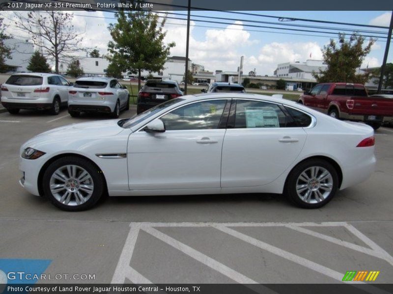 Polaris White / Latte 2017 Jaguar XF 35t Premium