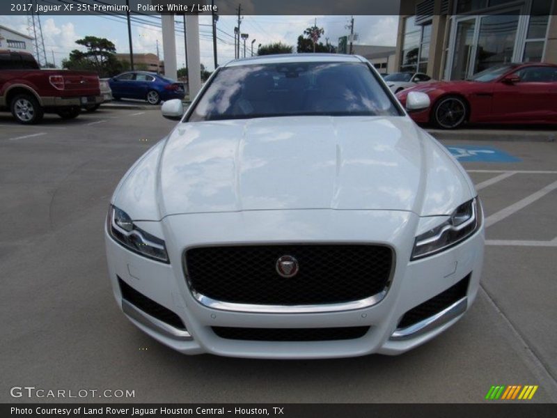 Polaris White / Latte 2017 Jaguar XF 35t Premium