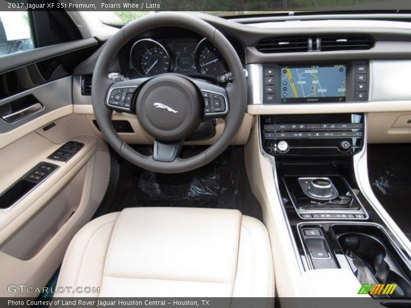 Polaris White / Latte 2017 Jaguar XF 35t Premium